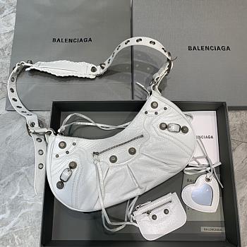 Balenciaga Le Cagole S White Material Lambskin