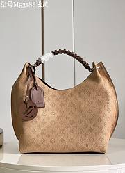 LV Carmel Mahina Boho 40 Brown Handbag  - 4