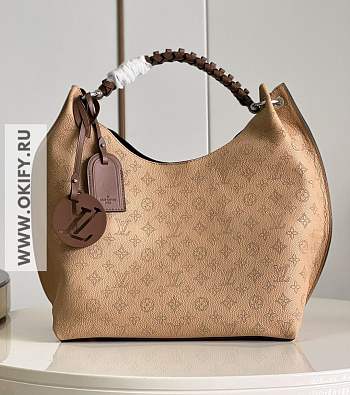 LV Carmel Mahina Boho 40 Brown Handbag 