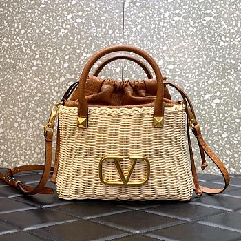 Valentino Stay Bag brown leather
