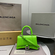Balenciaga hourglass 8896 kiwi leather S 21cm - 1