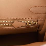 Hermès Birkin 30 Chamois and Alezan Grizzly Swift Gold Hardware - 6