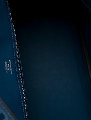 Hermès Birkin 25 Grizzly and Bleu Thalassa Suede - 3