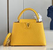 Louis Vuitton Capucines 31.5 Yellow Taurillon Leather   - 1