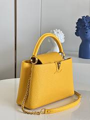 Louis Vuitton Capucines 31.5 Yellow Taurillon Leather   - 3