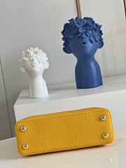Louis Vuitton Capucines 27 Yellow Taurillon Leather   - 5