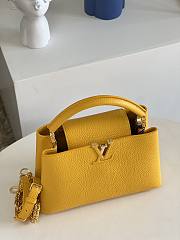 Louis Vuitton Capucines 27 Yellow Taurillon Leather   - 6