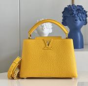 Louis Vuitton Capucines 27 Yellow Taurillon Leather   - 1