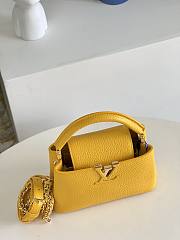 Louis Vuitton Capucines 21 Yellow Taurillon Leather - 3