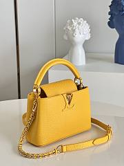 Louis Vuitton Capucines 21 Yellow Taurillon Leather - 4