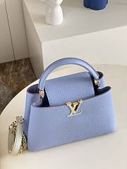 Louis Vuitton Capucines 31.5 Light Blue Taurillon Leather - 3
