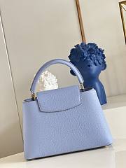 Louis Vuitton Capucines 31.5 Light Blue Taurillon Leather - 2