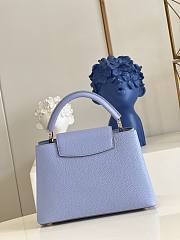 Louis Vuitton Capucines 27 Light Blue Taurillon Leather - 5