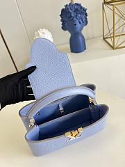Louis Vuitton Capucines 27 Light Blue Taurillon Leather - 3