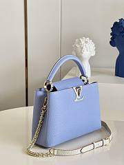 Louis Vuitton Capucines 27 Light Blue Taurillon Leather - 2