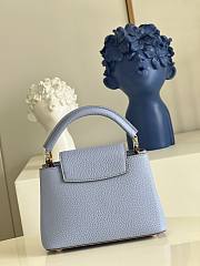 Louis Vuitton Capucines 21 Light Blue Taurillon Leather - 3