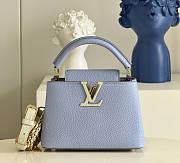 Louis Vuitton Capucines 21 Light Blue Taurillon Leather - 1