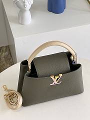 Louis Vuitton Capucines 31.5 Forest Green Taurillon Leather - 4