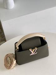 Louis Vuitton Capucines 27 Forest Green Taurillon Leather - 6