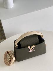 Louis Vuitton Capucines 21 Forest Green Taurillon Leather - 3