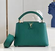 Louis Vuitton Capucines 27 Green Taurillon Leather - 1