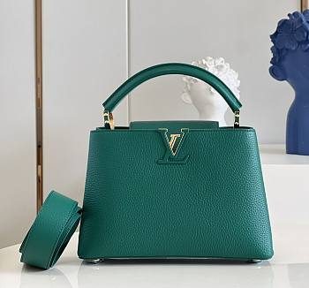 Louis Vuitton Capucines 27 Green Taurillon Leather