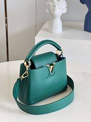 Louis Vuitton Capucines 21 Green Taurillon Leather - 3