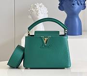 Louis Vuitton Capucines 21 Green Taurillon Leather - 1