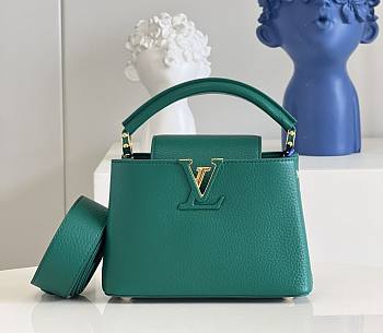 Louis Vuitton Capucines 21 Green Taurillon Leather