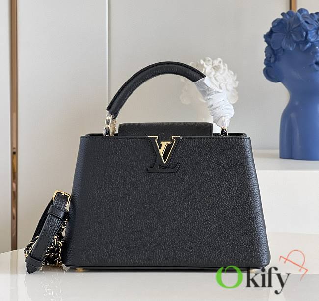 Louis Vuitton Capucines 27 Black Taurillon Leather - 1