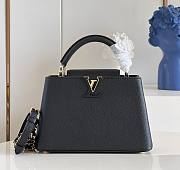 Louis Vuitton Capucines 27 Black Taurillon Leather - 1