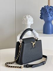 Louis Vuitton Capucines 21 Black Taurillon Leather - 6