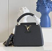 Louis Vuitton Capucines 21 Black Taurillon Leather - 1