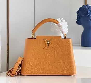Louis Vuitton Capucines 27 Orange Taurillon Leather