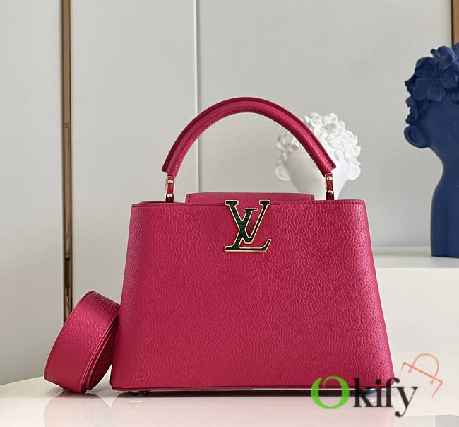 Louis Vuitton Capucines 27 Pink Taurillon Leather - 1