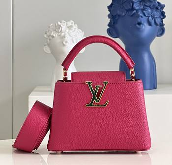 Louis Vuitton Capucines 21 Pink Taurillon Leather