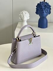 Louis Vuitton Capucines 27 Purple Taurillon Leather - 3