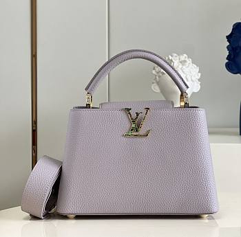 Louis Vuitton Capucines 27 Purple Taurillon Leather