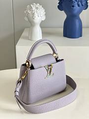 Louis Vuitton Capucines 21 Purple Taurillon Leather - 6
