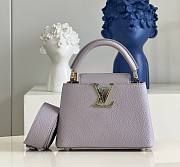 Louis Vuitton Capucines 21 Purple Taurillon Leather - 1