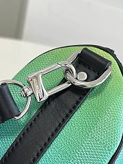 LV Keepall XS 21 Gradient Green Damier Stripes coated canvas - 3