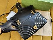 Gucci GG Marmont 25 Matelassé Black Leather 5604 - 4