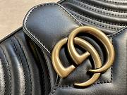 Gucci GG Marmont 25 Matelassé Black Leather 5604 - 2