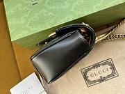 Gucci GG Marmont 22 Matelassé Black Leather 5605   - 6