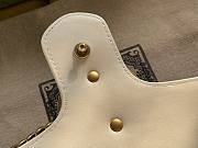 Gucci GG Marmont 25 Matelassé White Leather 2654 - 3
