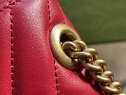 Gucci GG Marmont 22 Matelassé Red Leather 2643 - 6