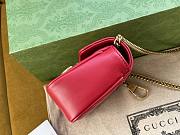 Gucci GG Marmont 16.5 Matelassé Red Leather 2644 - 3