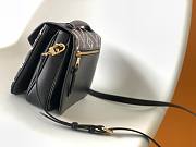 Louis Vuitton S-Lock Pochette Metis 25 Black Monogram 3353 - 3