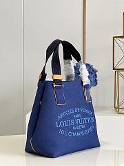 Louis Vuitton Denim Tote Bag 3351 30cm  - 3