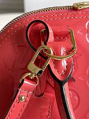 Louis Vuitton Alma BB 24 Hornskin Pink Monogram Vernis Leather 3556  - 4